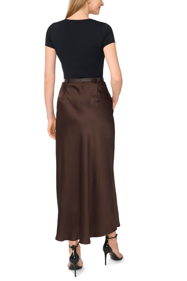 Belted Maxi Skirt, Alternate, color, COFFEE BEAN