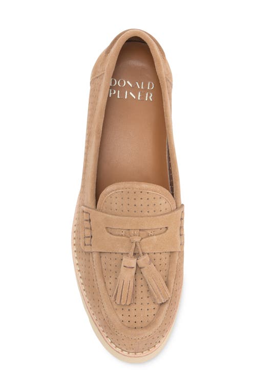 DONALD PLINER DONALD PLINER PERFORATED TASSEL LOAFER