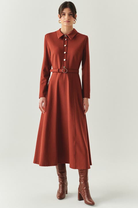 Georgina Knit Midi Dress