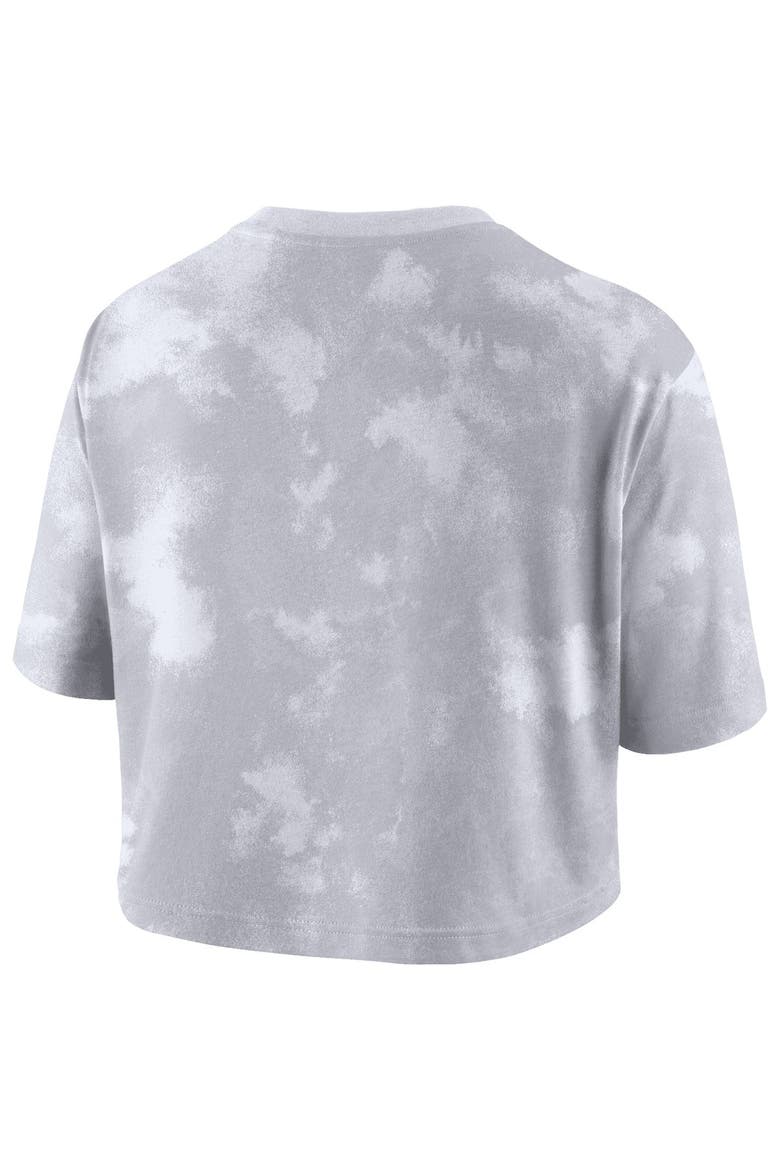 Women's Nike White Tennessee Volunteers Tie-Dye Cropped T-Shirt, Alternate, color, White