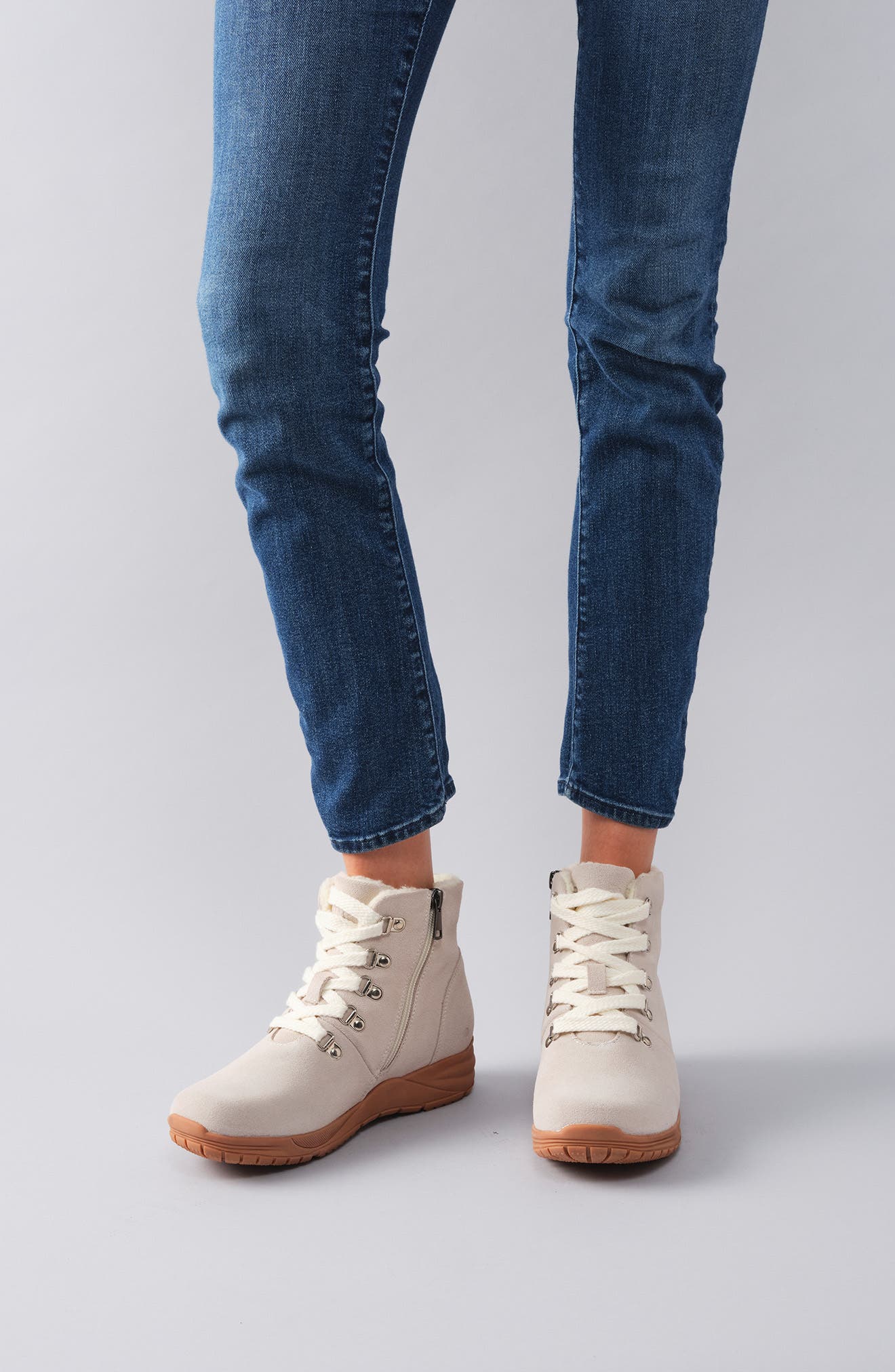 Demi Bootie, Alternate, color, WHITE