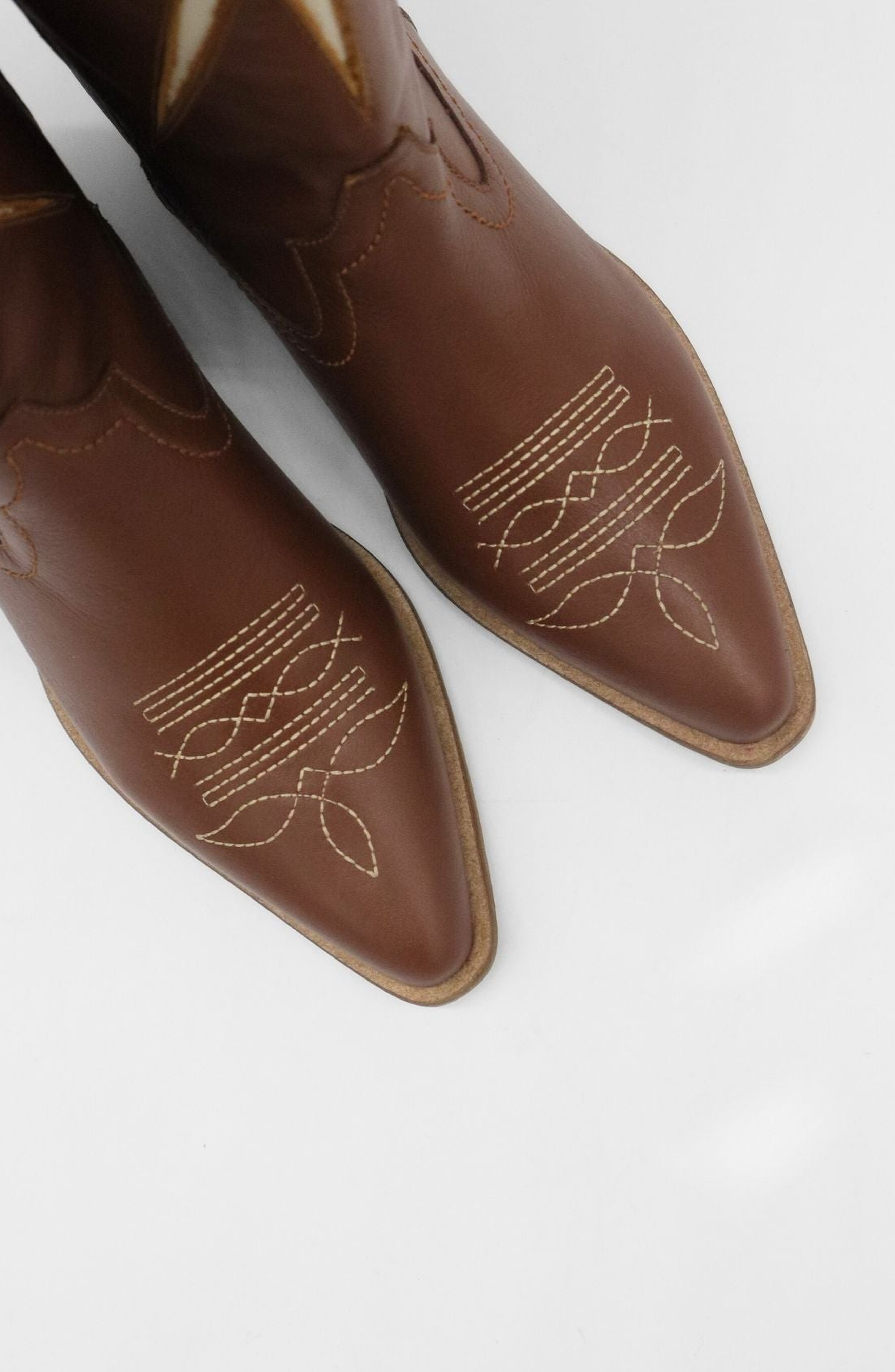 STIVALI NEW YORK Moonrise Cowboy Boots, Alternate, color, Cognac