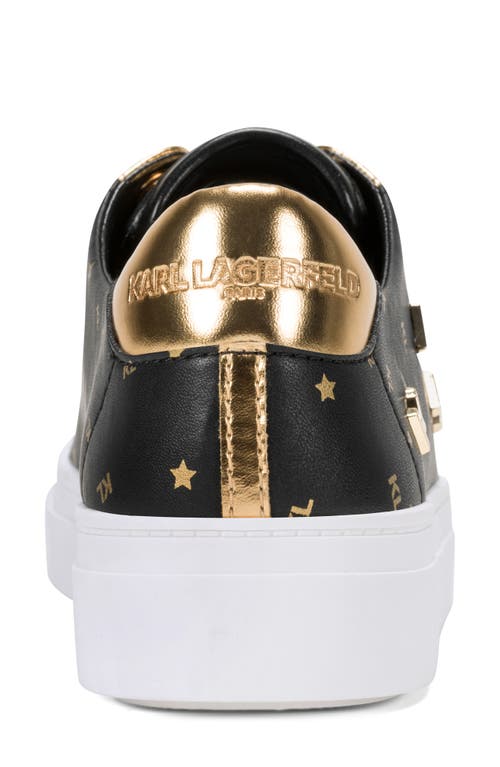Karl Lagerfeld Paris Cate Pin Sneaker In Multi