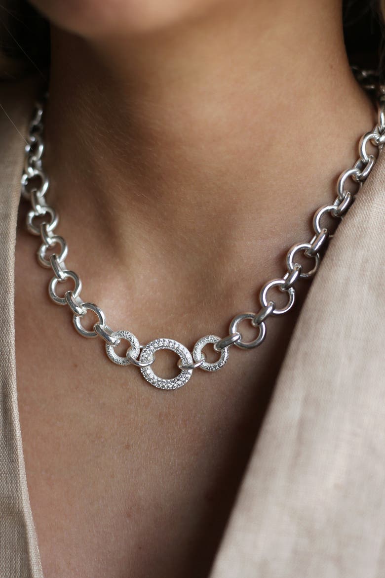 Grand Necklace, Alternate, color, Silver