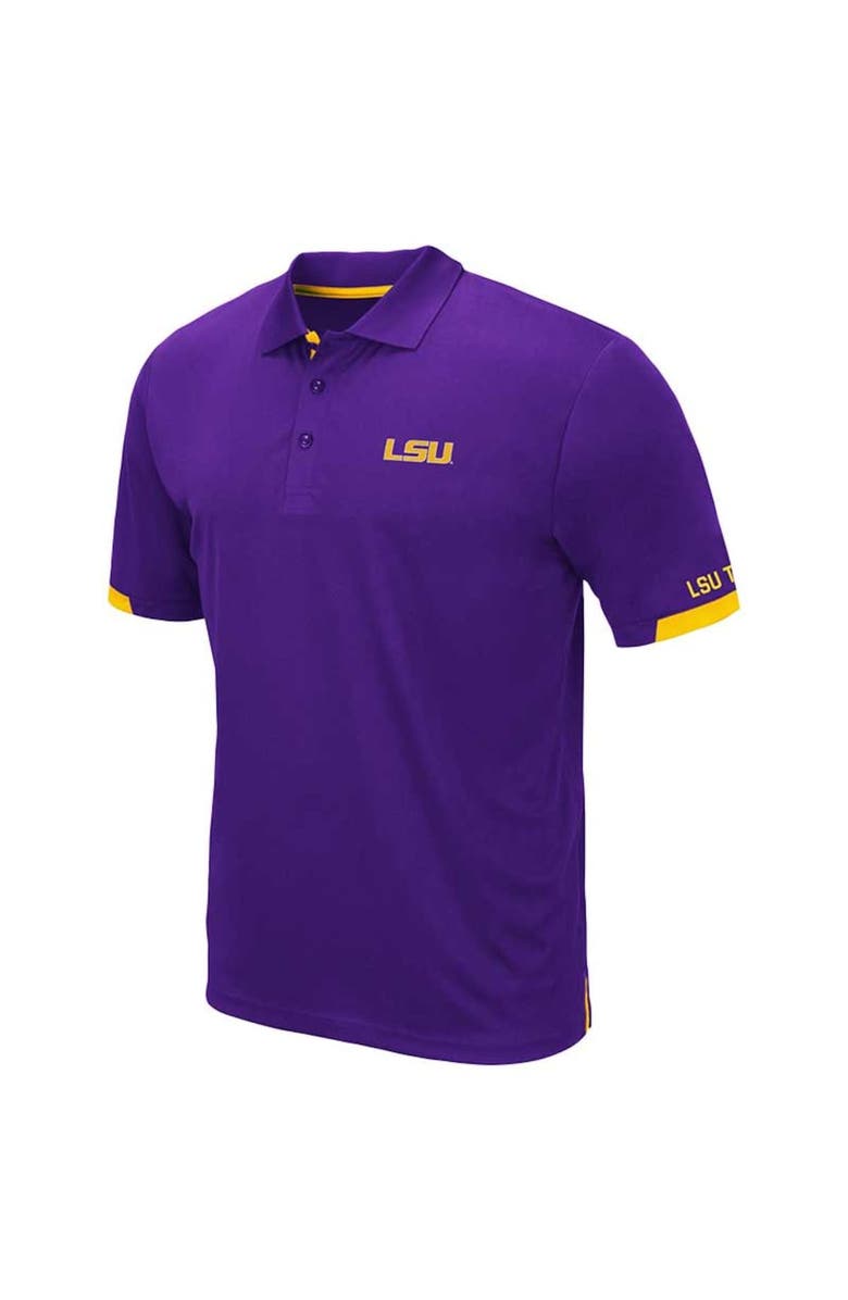COLOSSEUM Men's Colosseum Purple LSU Tigers Big & Tall Santry Polo, Alternate, color, Purple
