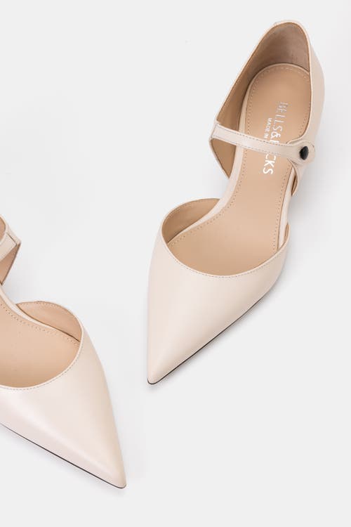Bells & Becks Nadia Kitten Heel Mary Jane Pump In Pink