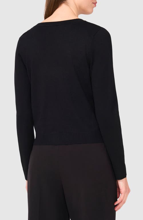 Halogenr Halogen(r) V-neck Cardigan In Rich Black