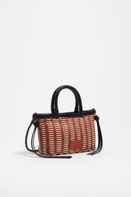 Bimba y Lola Plaited Leather XS Bag