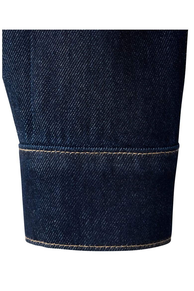 Button-Up Denim Shirt, Alternate, color, OPEN BLUE