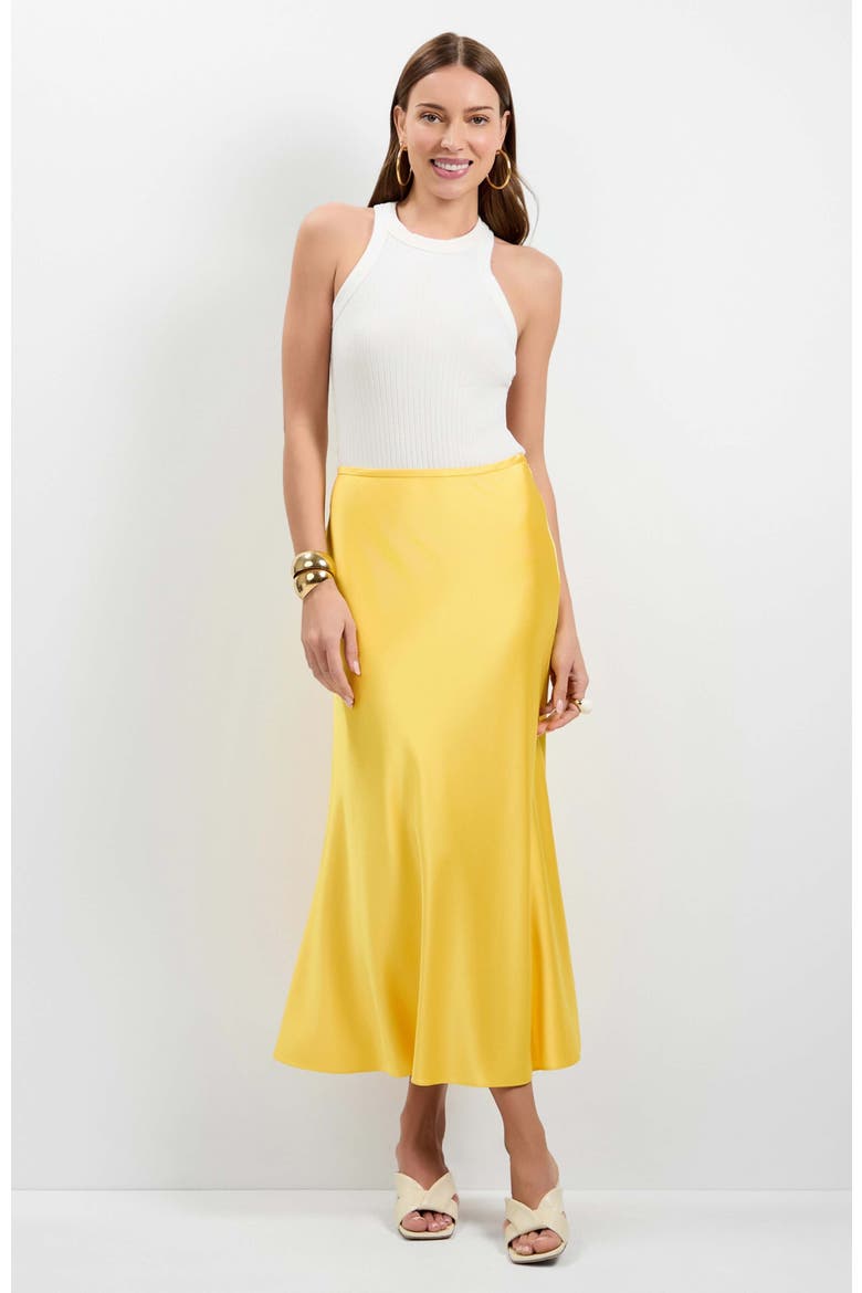 Rabina Flared Skirt, Alternate, color, Lambretta Lemon