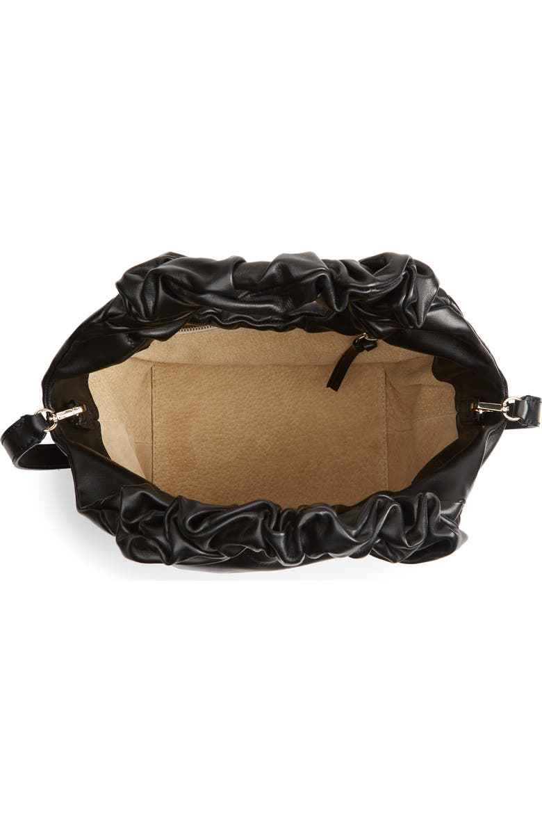 FRAME Le Scrunch Mini Leather Crossbody Bag, Alternate, color,