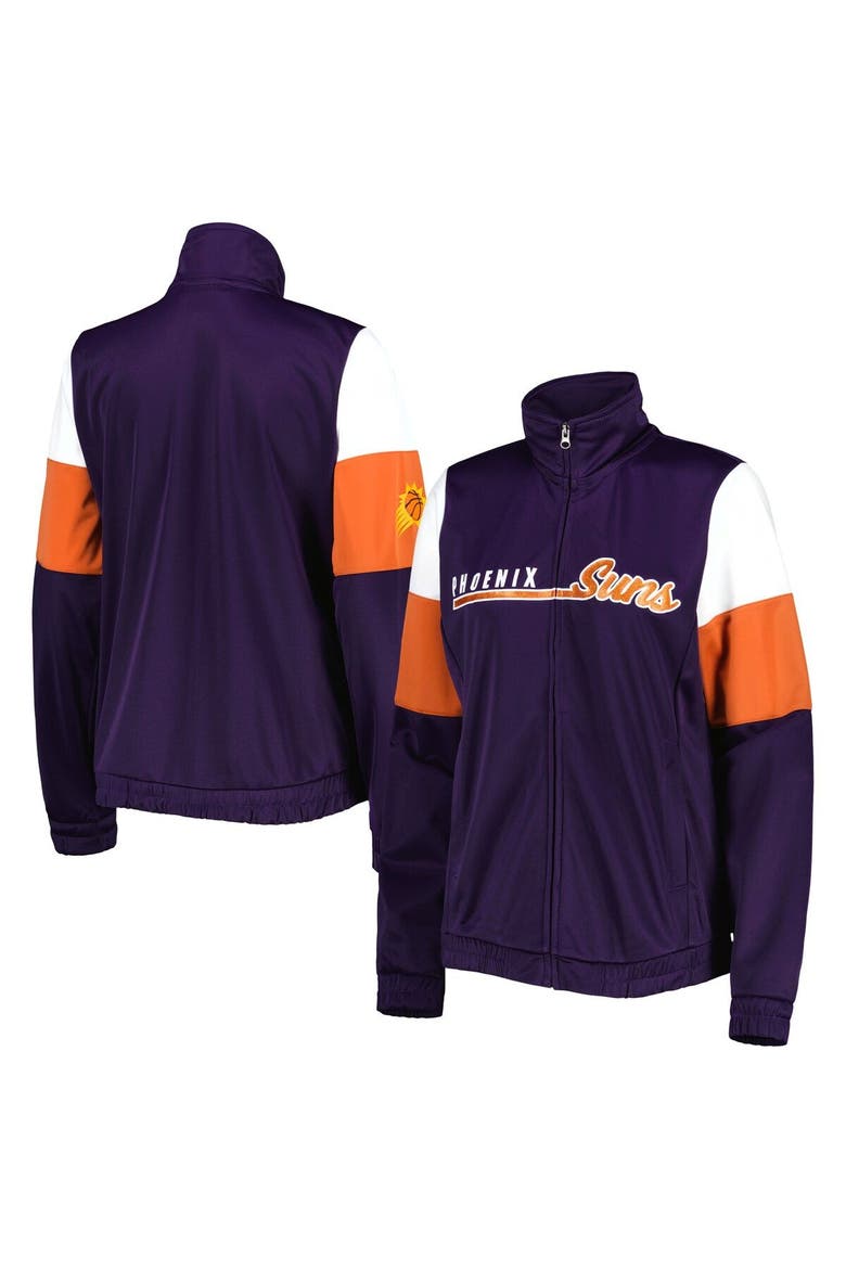 Women's G-III 4Her by Carl Banks Purple Phoenix Suns Change Up Full-Zip Track Jacket, Main, color, Purple