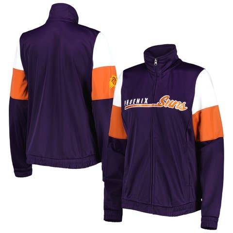 Women's G-III 4Her by Carl Banks Purple Phoenix Suns Change Up Full-Zip Track Jacket