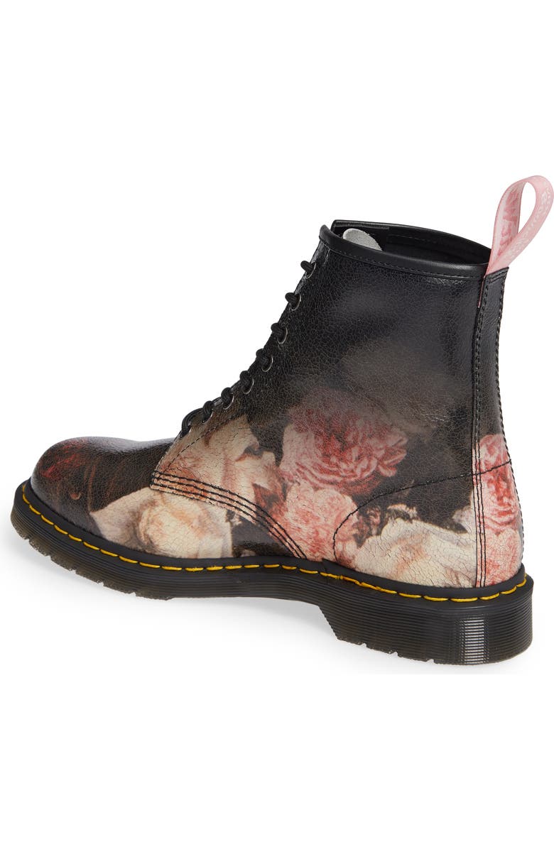 Dr. Martens 1460 Power Floral Leather Boot, Alternate, color,