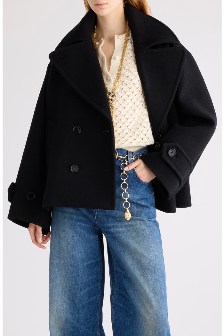Oversize Double Breasted Wool Blend Coat (Women) | Nordstrom