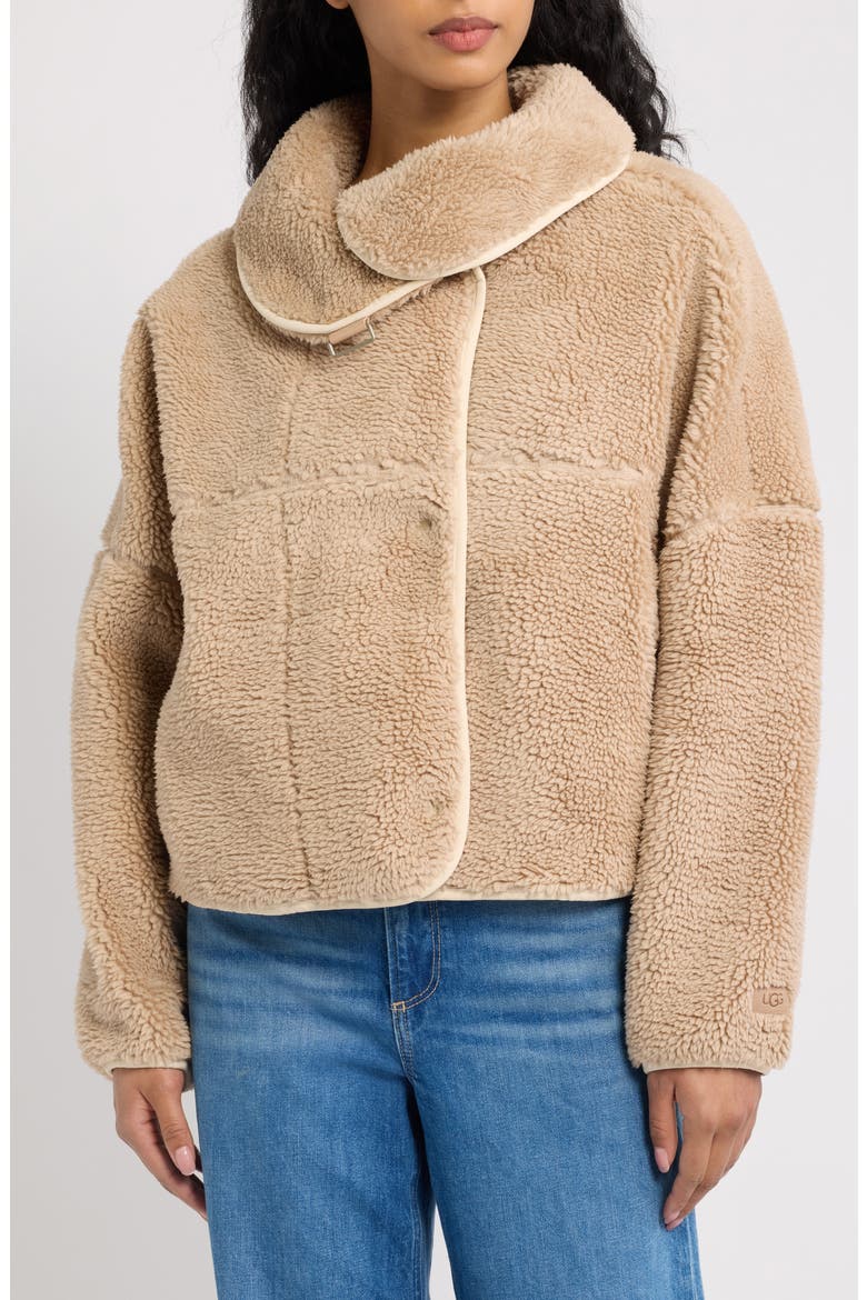 Raynie Fleece Jacket, Main, color, MOONLIGHT