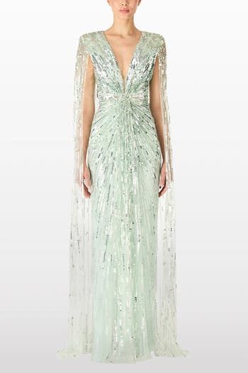 jenny packham gold dress Gold Rush Floor-Length Dress main image 1