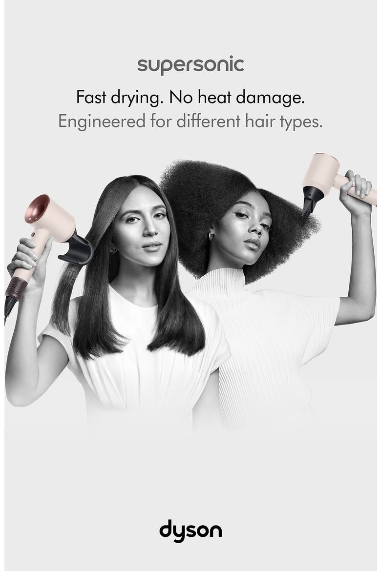 Limited-Edition Ceramic Pink & Rose Gold Supersonic™ Hair Dryer with Onyx & Rose Presentation Case, Alternate, color, CERAMIC PINK/ ROSE GOLD