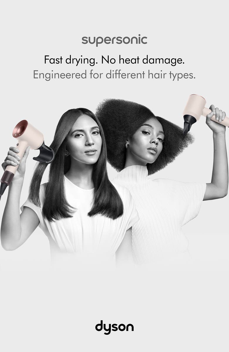 Dyson Limited-Edition Ceramic Pink & Rose Gold Supersonic<sup>™</sup> Hair Dryer with Onyx & Rose Presentation Case, Alternate, color,