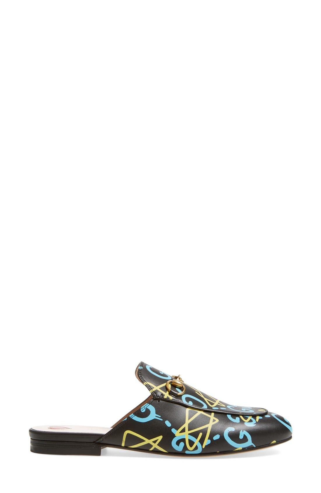 Gucci 'Princetown' Mule Loafer, Alternate, color, 