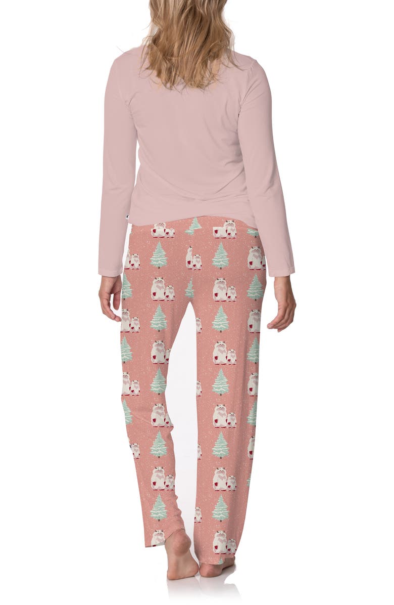 KicKee Pants Goosey Pajamas, Alternate, color, 