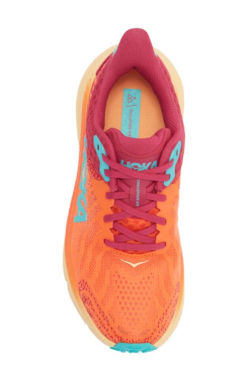 Hoka Challenger 7 Running Shoe In Orange
