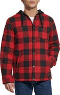 Levi's® Quilted Plaid Hooded Shacket