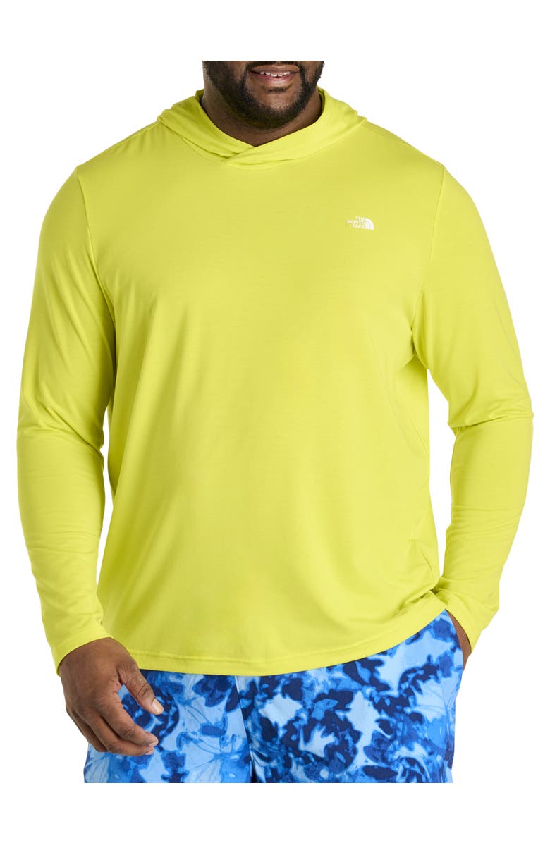 The North Face Big & Tall Big Adventure Sun Hoodie, Main, color, Bright Yellow