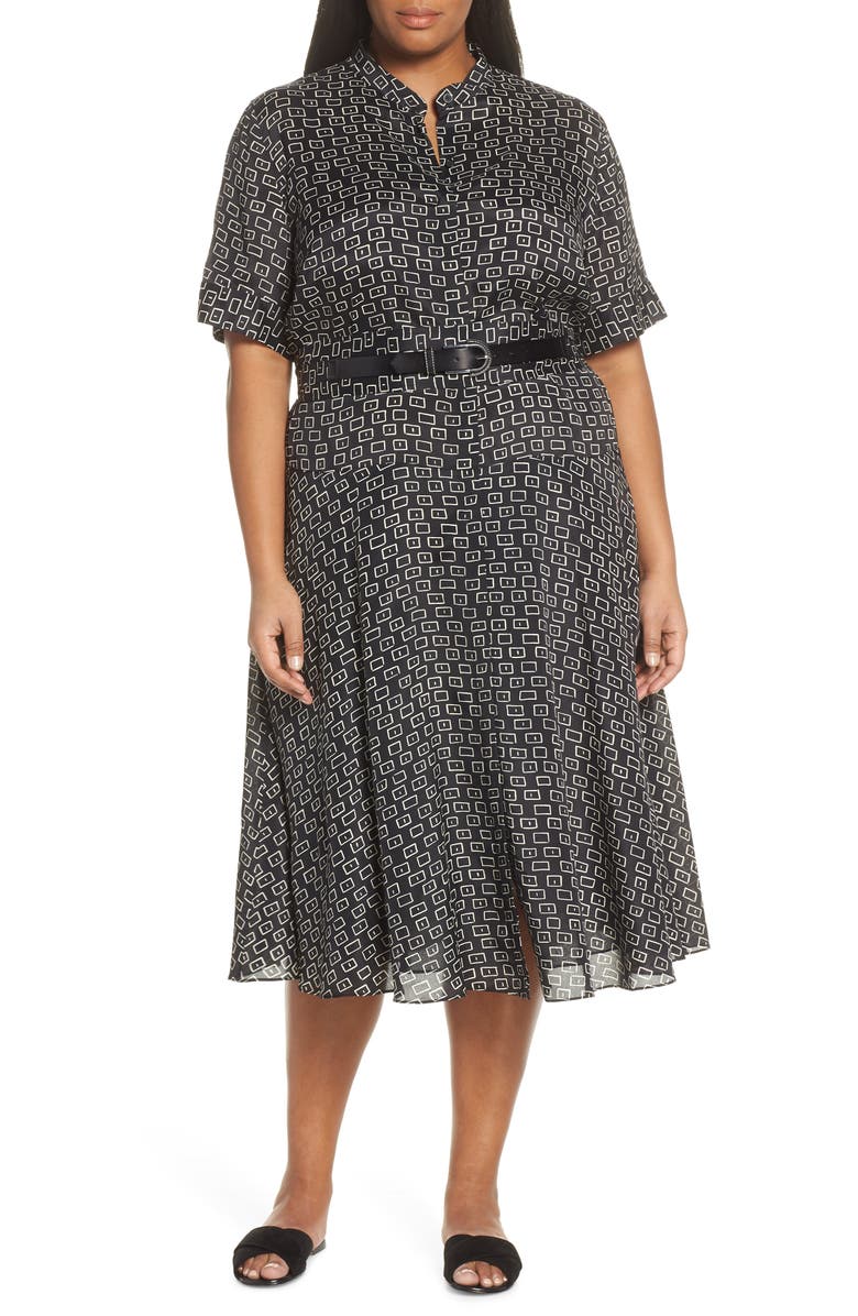 Lafayette 148 New York Augustina Piazza Print Dress, Main, color,