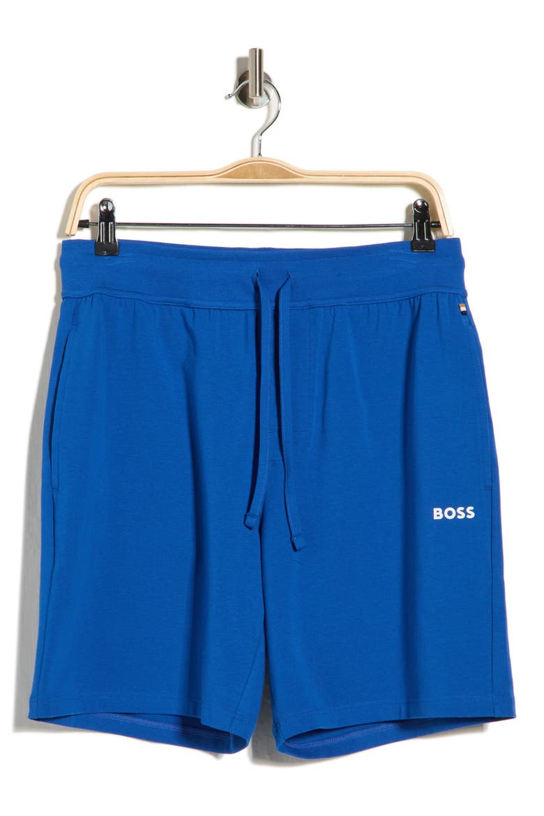 Stretch Cotton Lounge Shorts, Alternate, color, BT BU