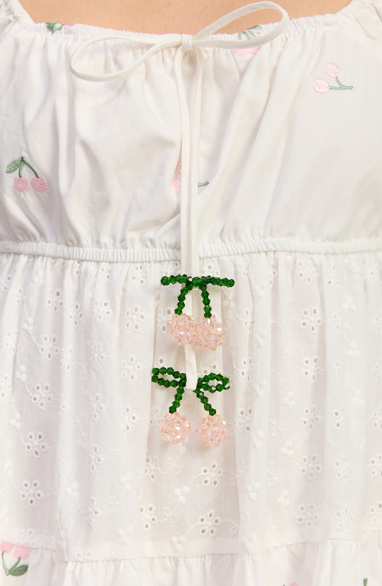 JACQUIE THE LABEL Cherie Cotton Babydoll Dress, Alternate, color,