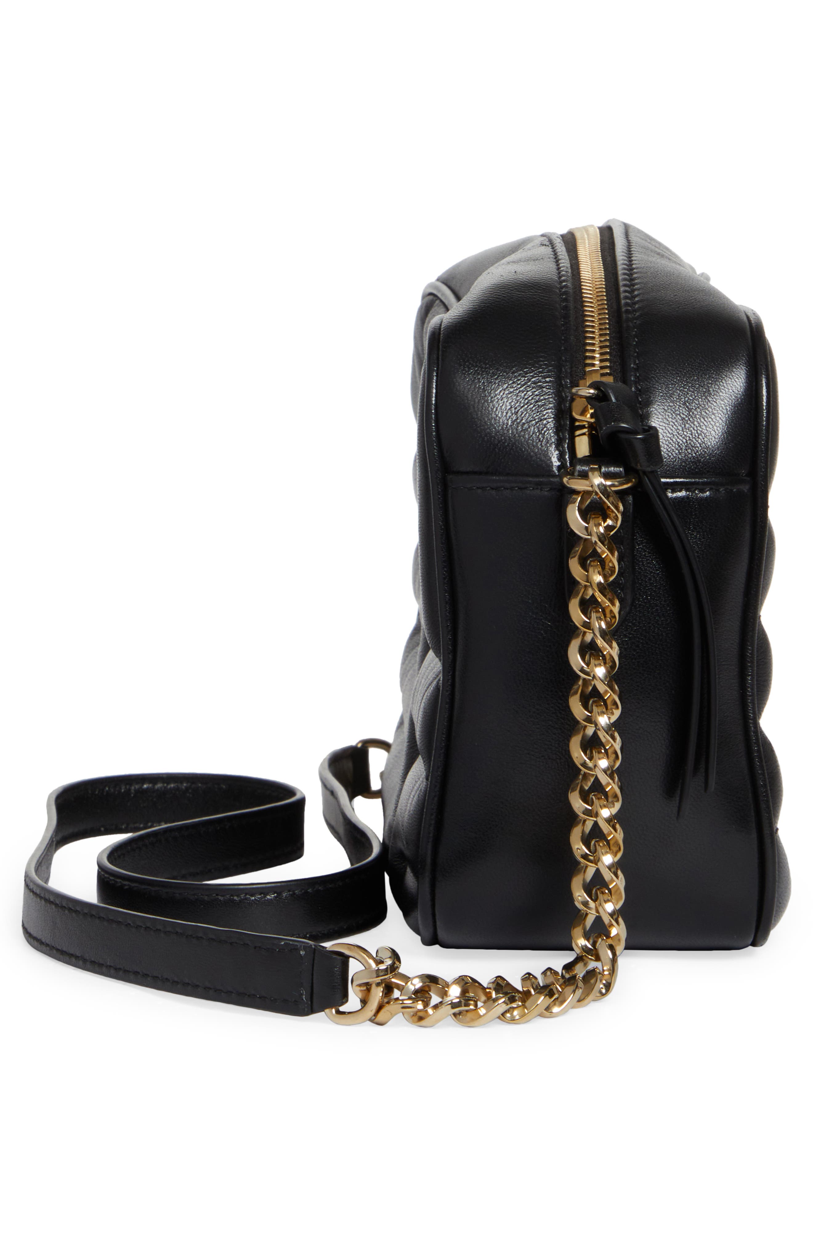 Jimmy Choo Avenue Bohemia Quilted Leather Shoulder Bag, Alternate, color, 