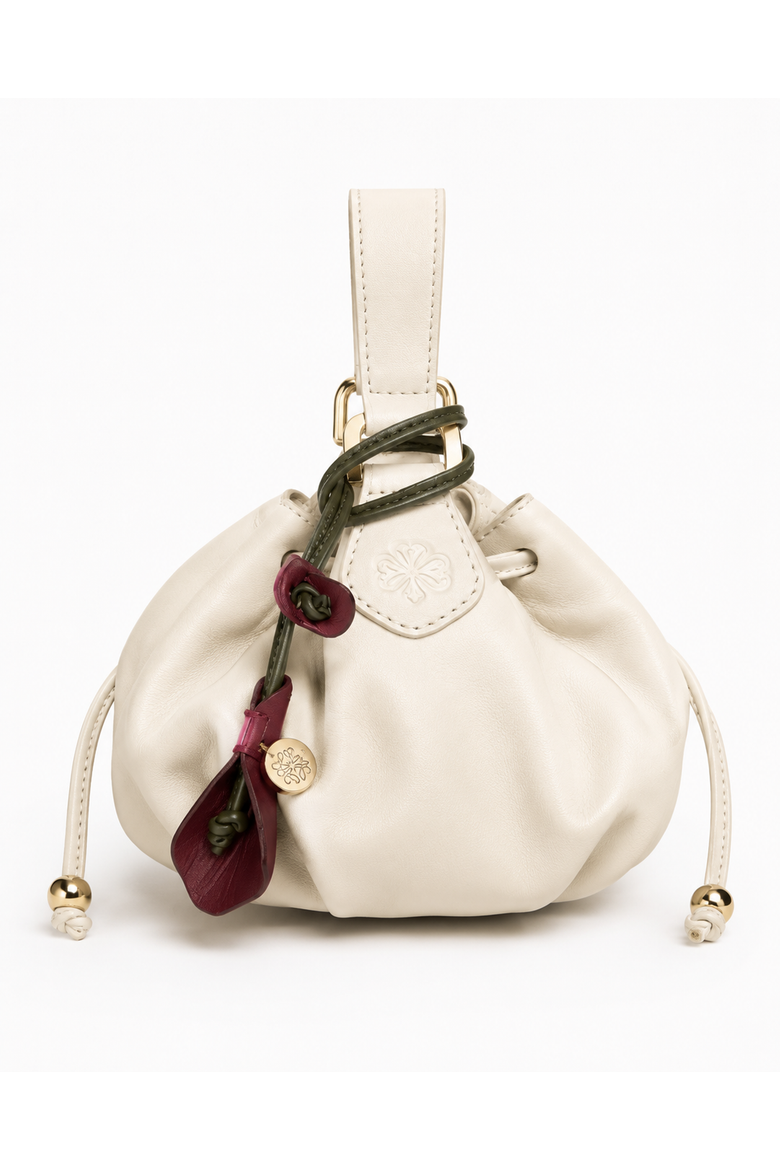 Grace Leather Bag Charm, Alternate, color, Cognac