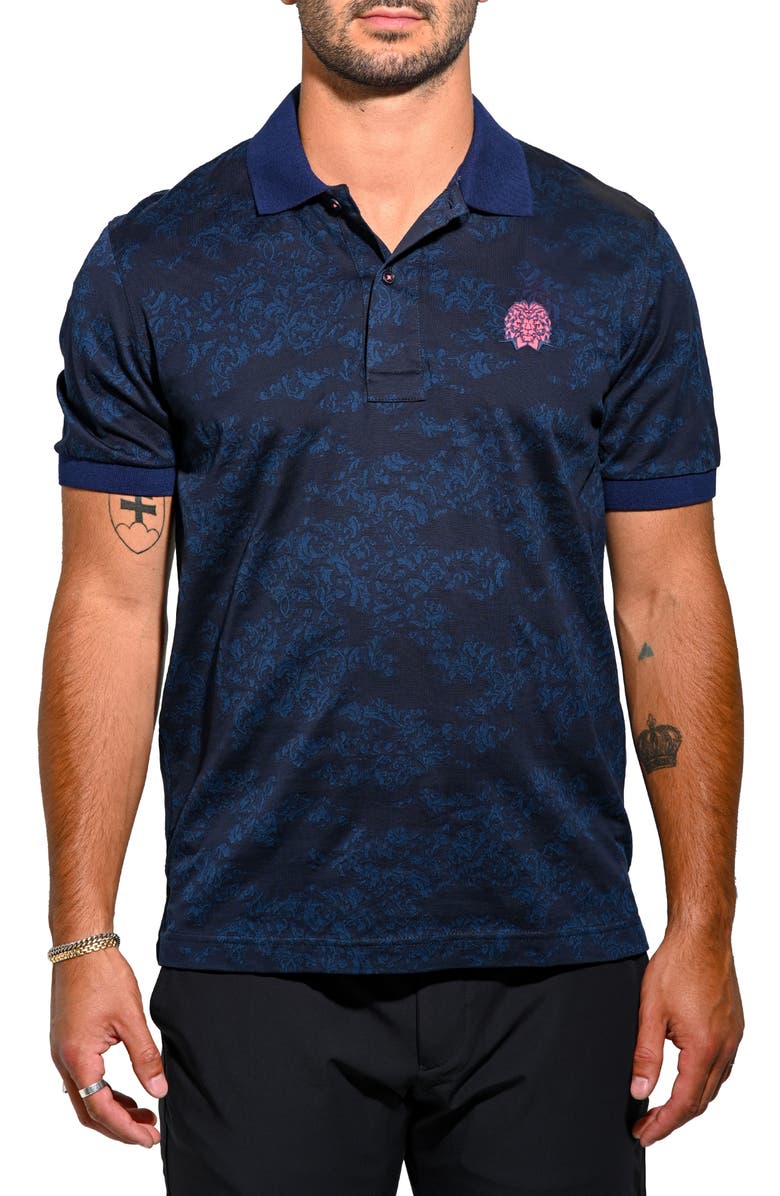 Maceoo Mozart Triangle Polo, Main, color, Blue