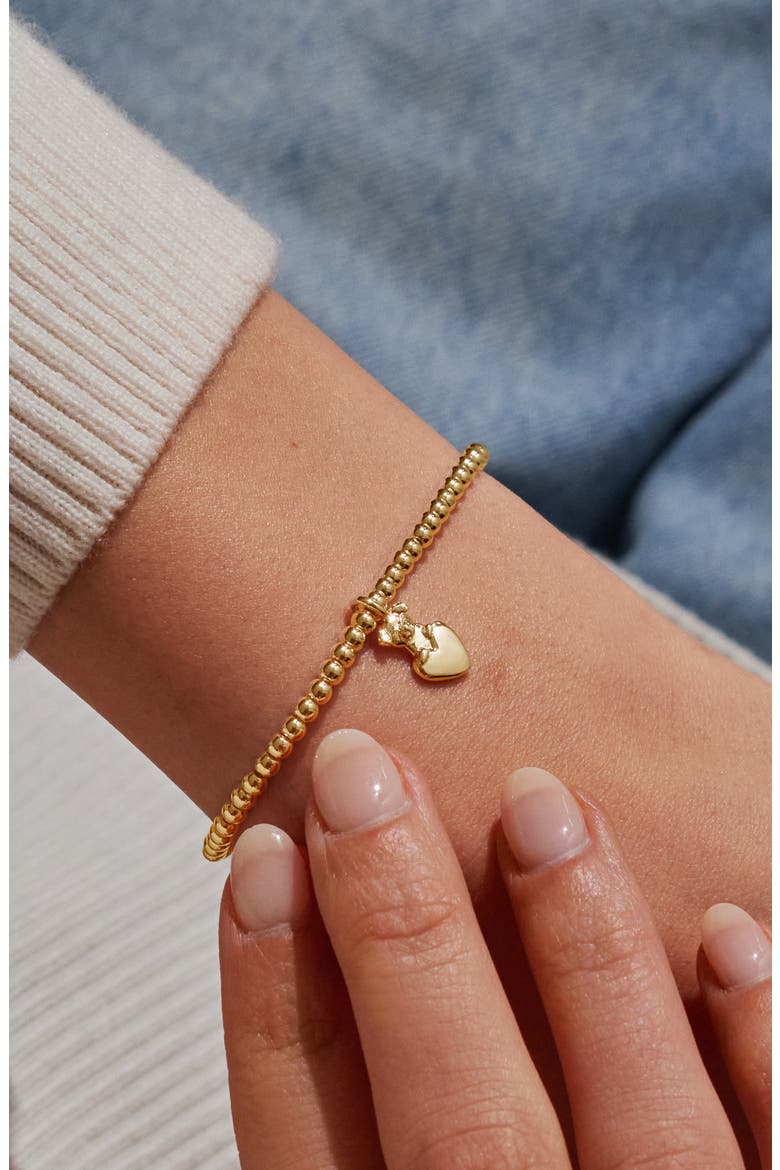 A Little 'Paw-Fect Dog Mom' Bracelet, Alternate, color, Gold Plated