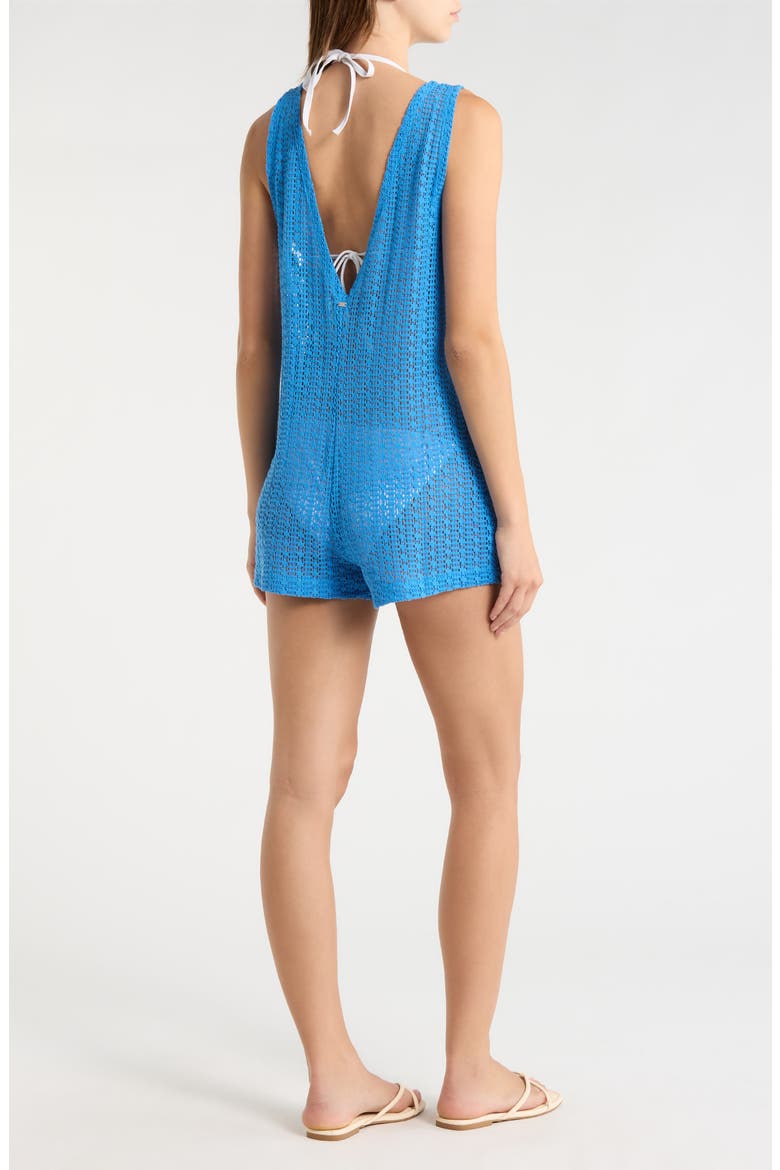 Stellar Time Romper, Alternate, color, TRUE BLUE