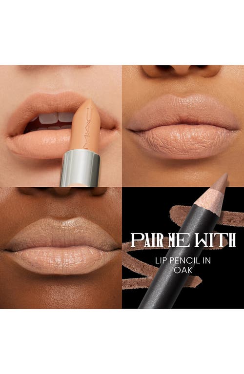 Shop Mac Cosmetics M·a·cximal Sleek Satin Lipstick In Crme De Nude