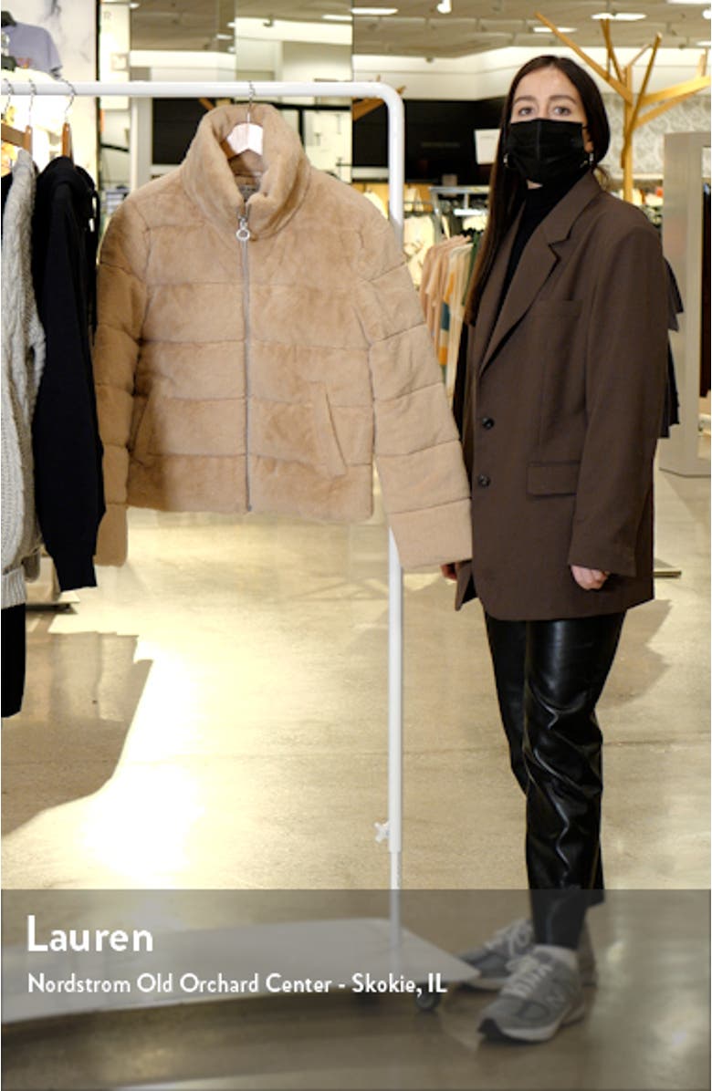 Marina Faux Fur Puffer Jacket, sales video thumbnail