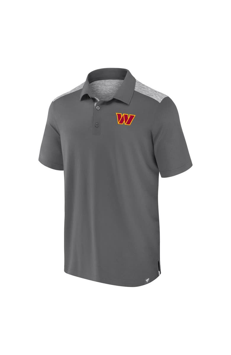 FANATICS Men's Fanatics Gray Washington Commanders Long Shot Polo, Alternate, color, 