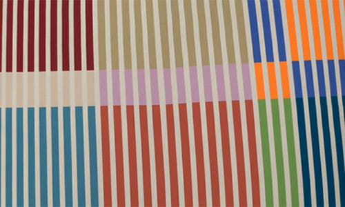 DENY DESIGNS DENY DESIGNS LINEAR BAUHAUS PATTERN ACCENT PILLOW 