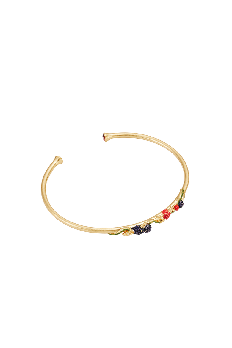 Orla Hedgerow Bangle, Alternate, color, Gold