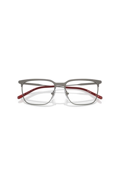 Arnette 53mm Rectangle Optical Glasses In Gray