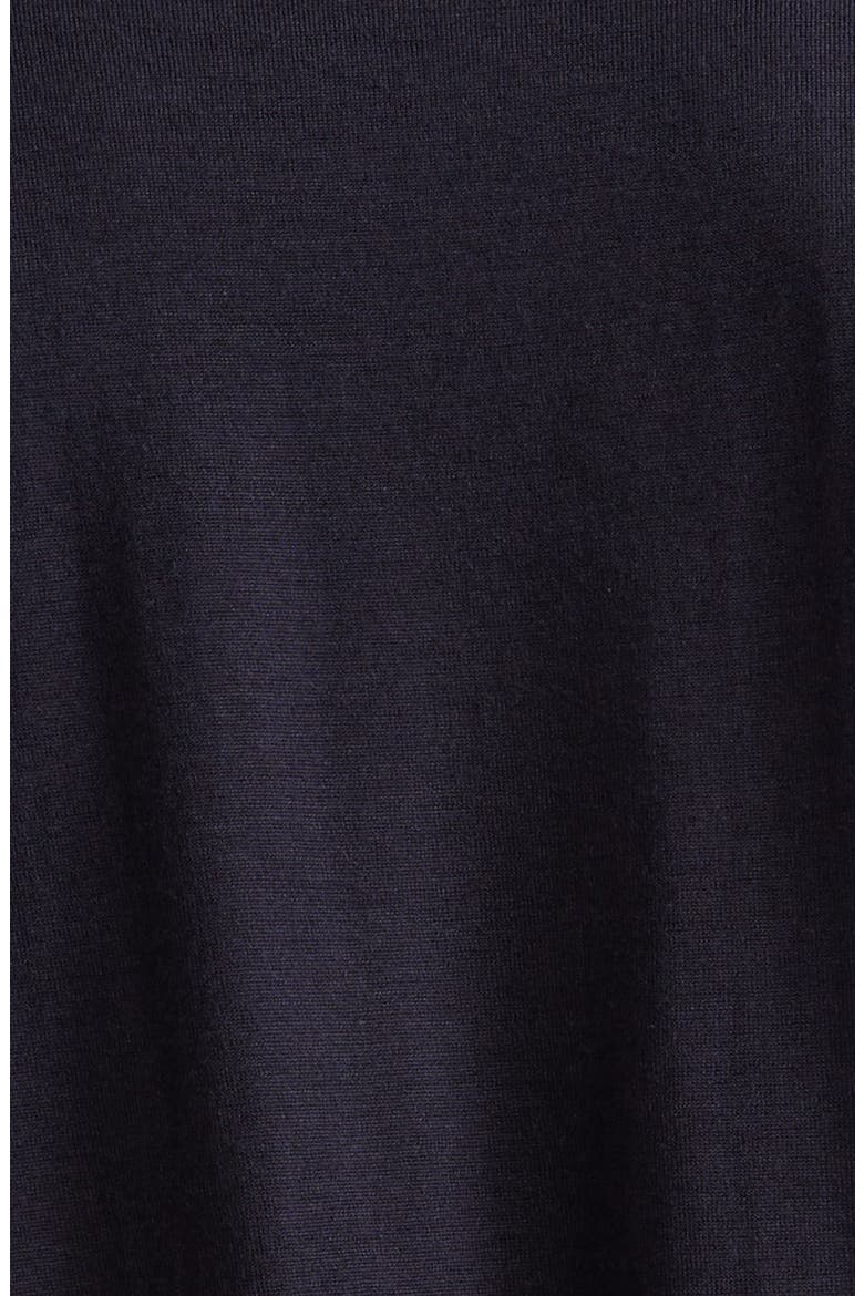 Casheta Cashmere & Silk Turtleneck Sweater, Alternate, color, NAVY