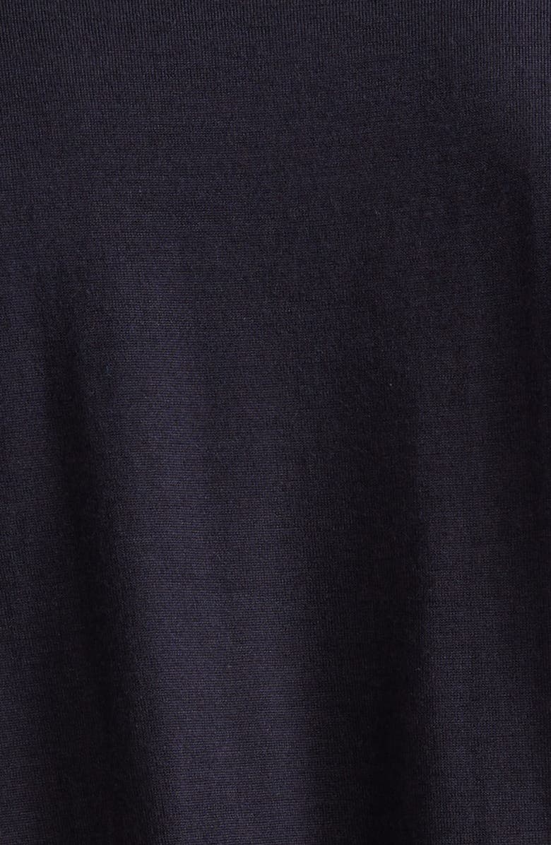 ZEGNA Casheta Cashmere & Silk Turtleneck Sweater, Alternate, color, Navy