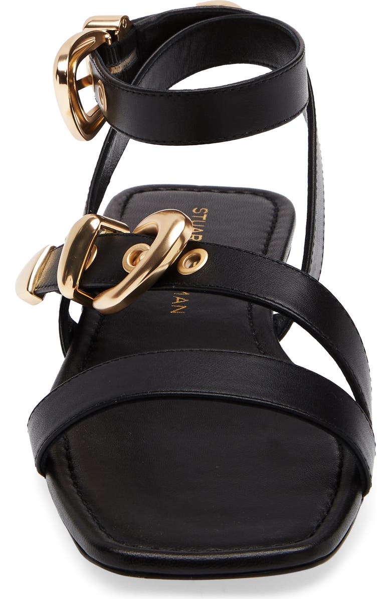 Stuart Weitzman Maven Sandal, Alternate, color, Black