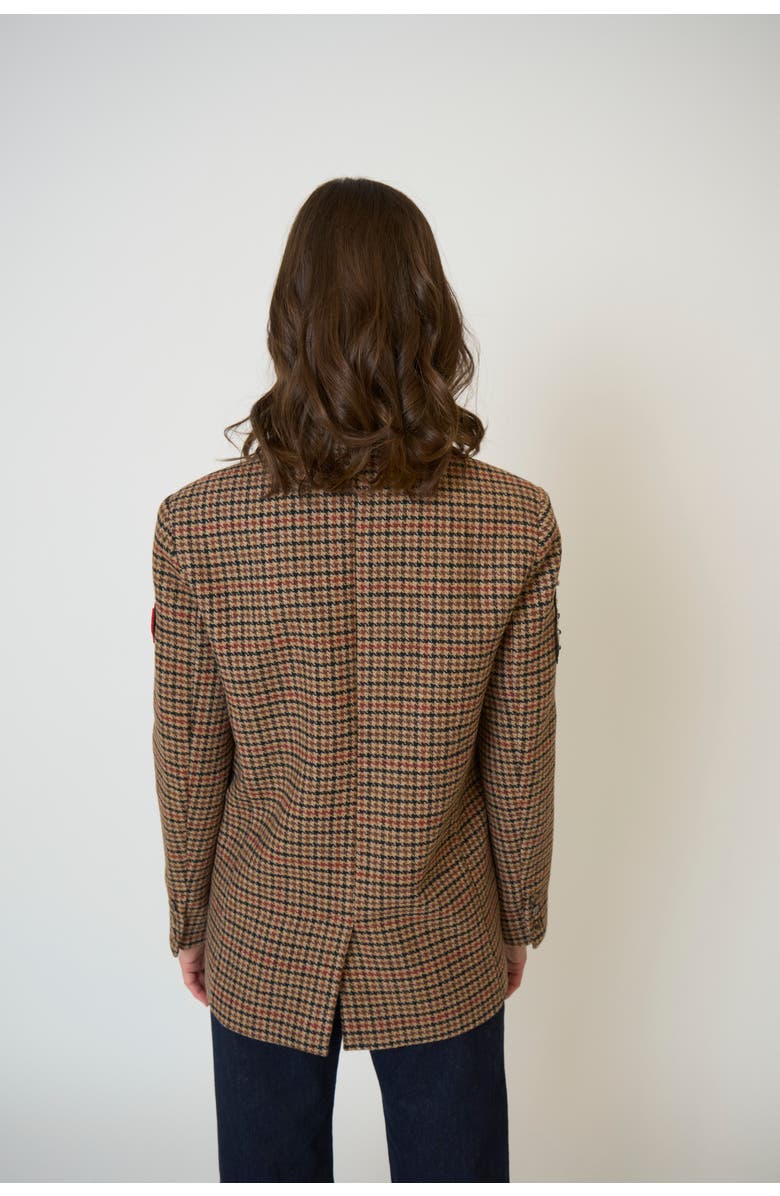 Central Park West Raven Patch Blazer, Alternate, color,