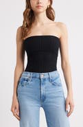 Open Edit Rib Tube Top