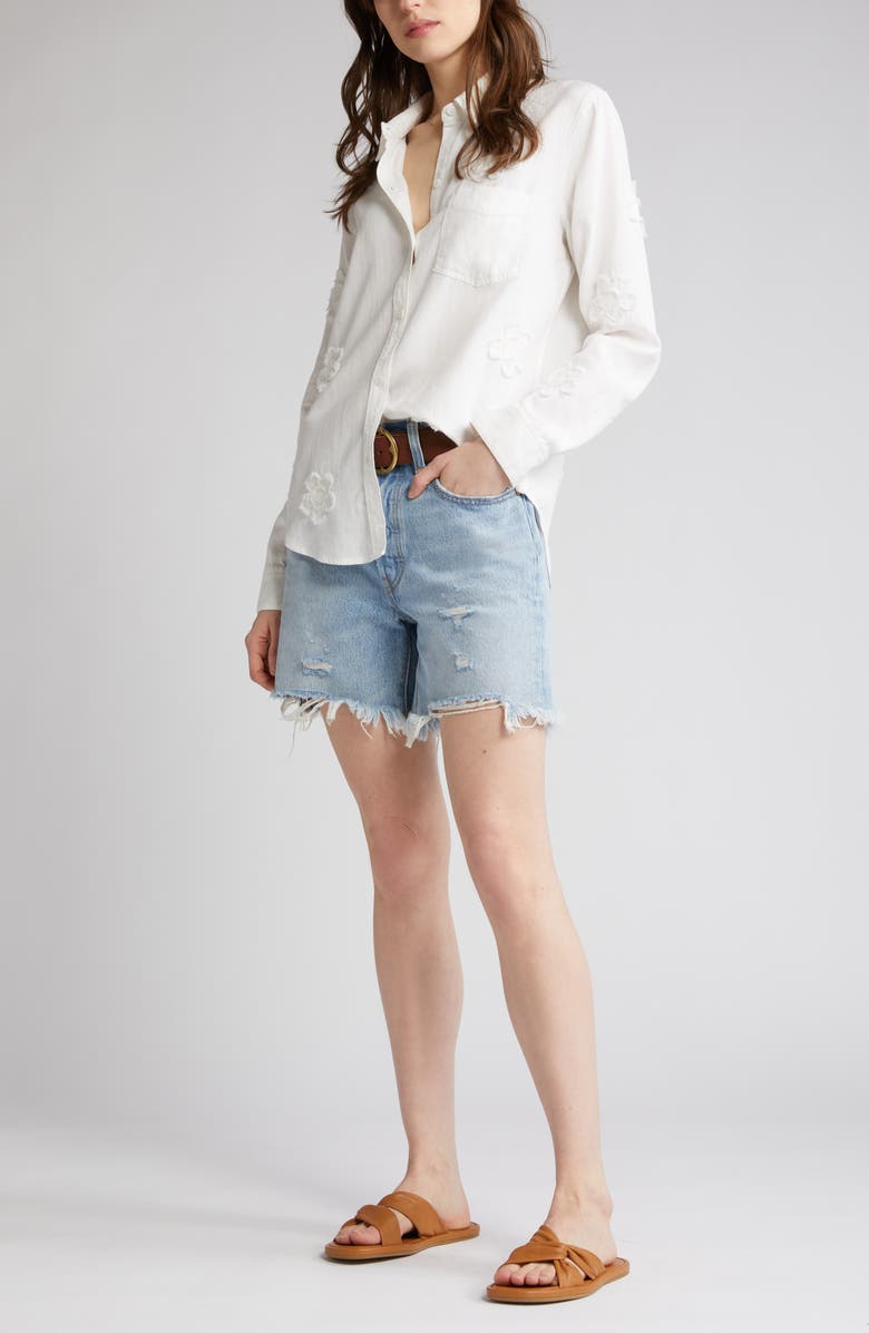 Rails Ingrid Floral Appliqué Button-Up Shirt | Nordstromrack