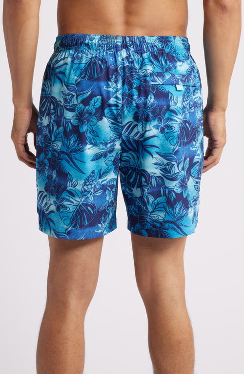 Tommy Bahama Naples Ocean Escape Swim Trunks In Eclipse