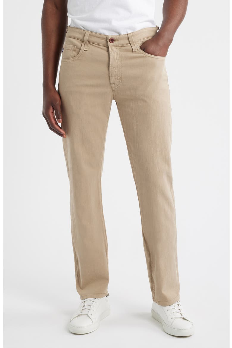 Everett Slim Straight Leg Jeans, Main, color, CAFE CON LECHE